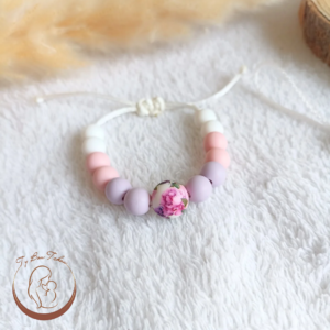 Bracelet « Douceur Pivoine »