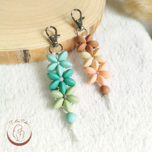 Porte-clés Trio Fleuri